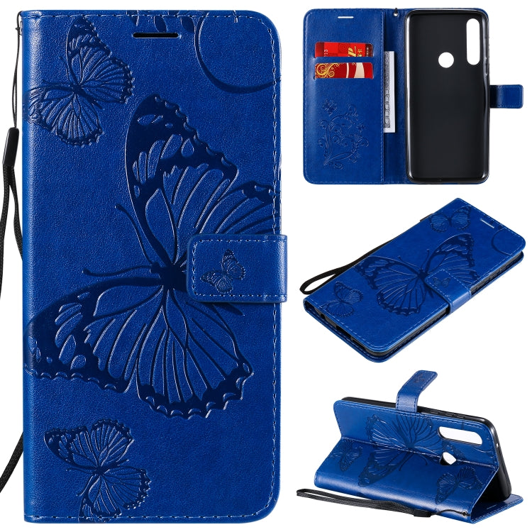 3D Butterflies Embossing Pattern Horizontal Flip Leather Case with Holder & Card Slot & Wallet, For LG V60, For Motorola Moto G Power, For Motorola Moto G8 Power Lite, For OPPO Realme 6