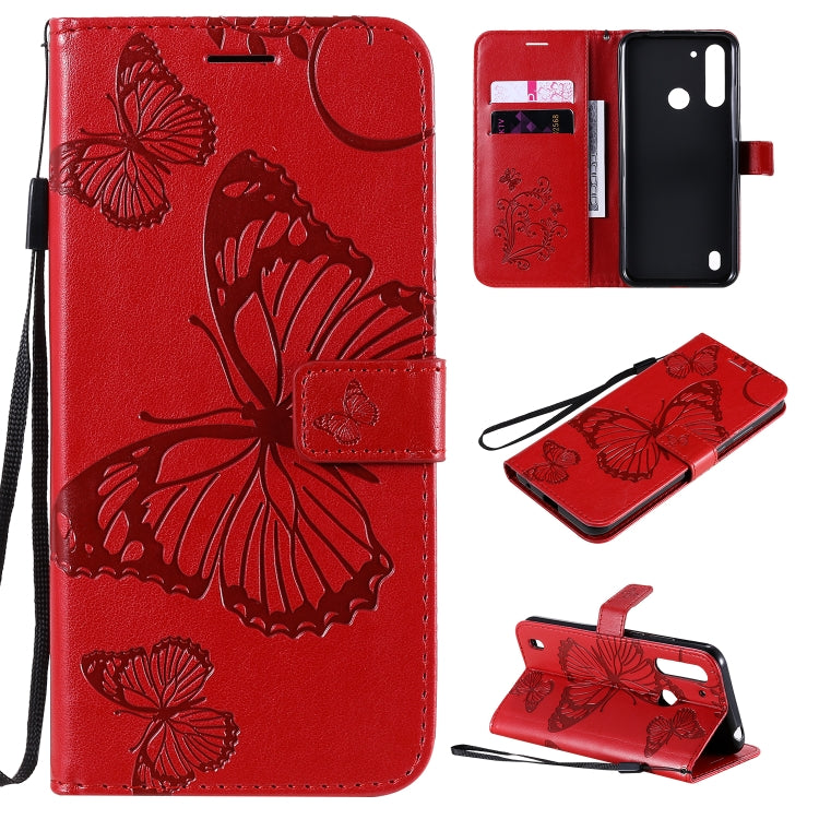 3D Butterflies Embossing Pattern Horizontal Flip Leather Case with Holder & Card Slot & Wallet, For LG V60, For Motorola Moto G Power, For Motorola Moto G8 Power Lite, For OPPO Realme 6