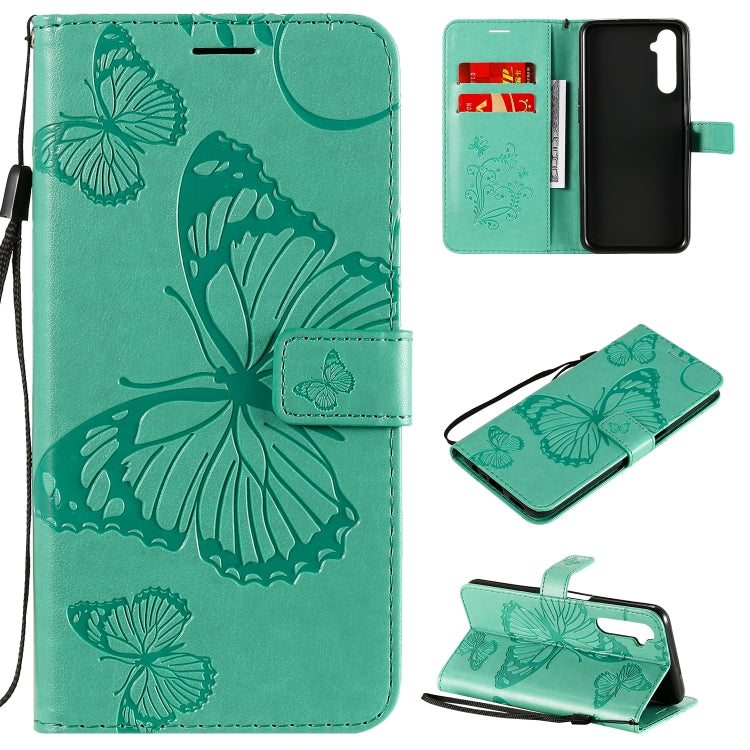 3D Butterflies Embossing Pattern Horizontal Flip Leather Case with Holder & Card Slot & Wallet, For LG V60, For Motorola Moto G Power, For Motorola Moto G8 Power Lite, For OPPO Realme 6