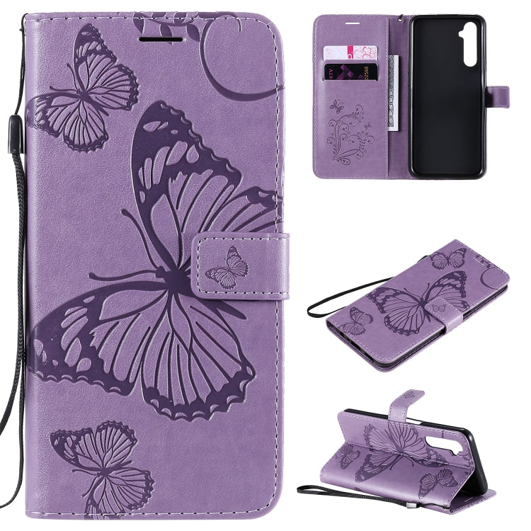 3D Butterflies Embossing Pattern Horizontal Flip Leather Case with Holder & Card Slot & Wallet, For LG V60, For Motorola Moto G Power, For Motorola Moto G8 Power Lite, For OPPO Realme 6