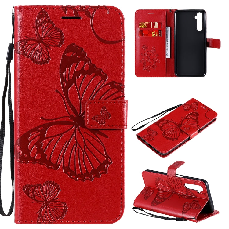 3D Butterflies Embossing Pattern Horizontal Flip Leather Case with Holder & Card Slot & Wallet, For LG V60, For Motorola Moto G Power, For Motorola Moto G8 Power Lite, For OPPO Realme 6