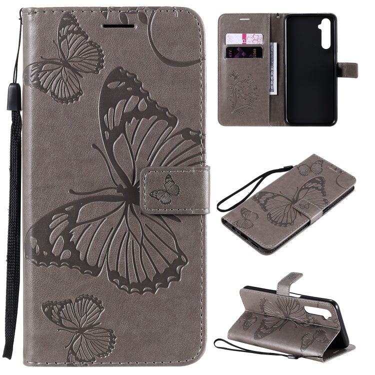 3D Butterflies Embossing Pattern Horizontal Flip Leather Case with Holder & Card Slot & Wallet, For LG V60, For Motorola Moto G Power, For Motorola Moto G8 Power Lite, For OPPO Realme 6