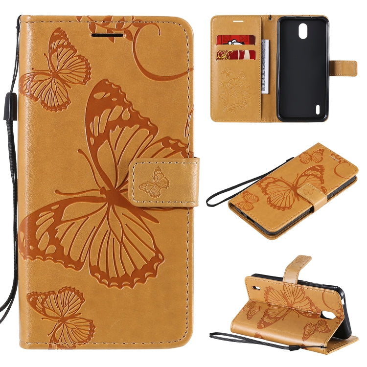 3D Butterflies Embossing Pattern Horizontal Flip Leather Case with Holder & Card Slot & Wallet, For Nokia 1.3, For Nokia 2.3, For Sony Xperia L4, For Sony Xperia 10 II