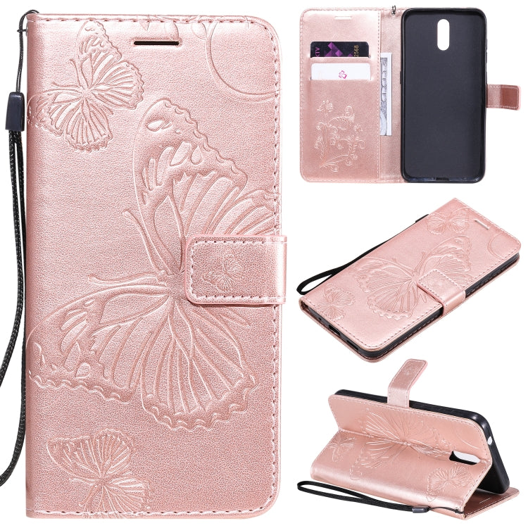 3D Butterflies Embossing Pattern Horizontal Flip Leather Case with Holder & Card Slot & Wallet, For Nokia 1.3, For Nokia 2.3, For Sony Xperia L4, For Sony Xperia 10 II