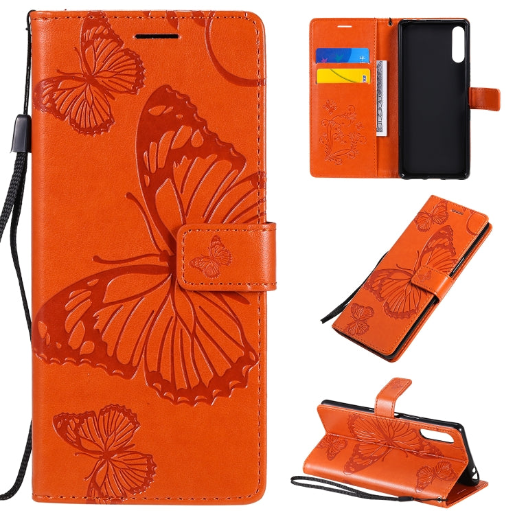 3D Butterflies Embossing Pattern Horizontal Flip Leather Case with Holder & Card Slot & Wallet, For Nokia 1.3, For Nokia 2.3, For Sony Xperia L4, For Sony Xperia 10 II