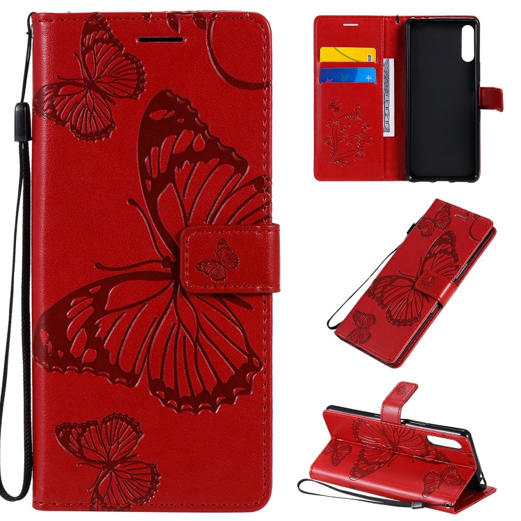 3D Butterflies Embossing Pattern Horizontal Flip Leather Case with Holder & Card Slot & Wallet, For Nokia 1.3, For Nokia 2.3, For Sony Xperia L4, For Sony Xperia 10 II