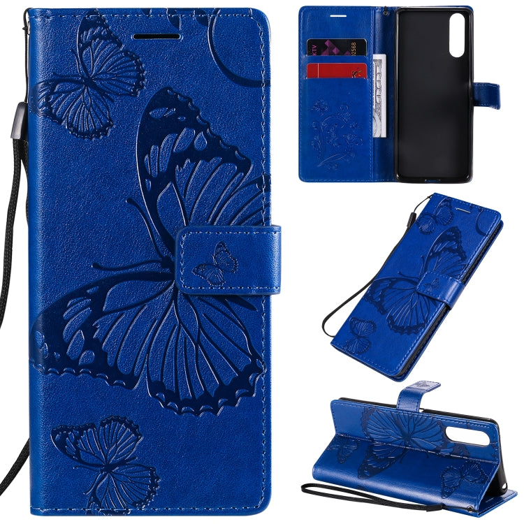 3D Butterflies Embossing Pattern Horizontal Flip Leather Case with Holder & Card Slot & Wallet, For Nokia 1.3, For Nokia 2.3, For Sony Xperia L4, For Sony Xperia 10 II