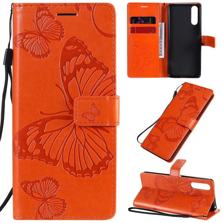 3D Butterflies Embossing Pattern Horizontal Flip Leather Case with Holder & Card Slot & Wallet, For Nokia 1.3, For Nokia 2.3, For Sony Xperia L4, For Sony Xperia 10 II