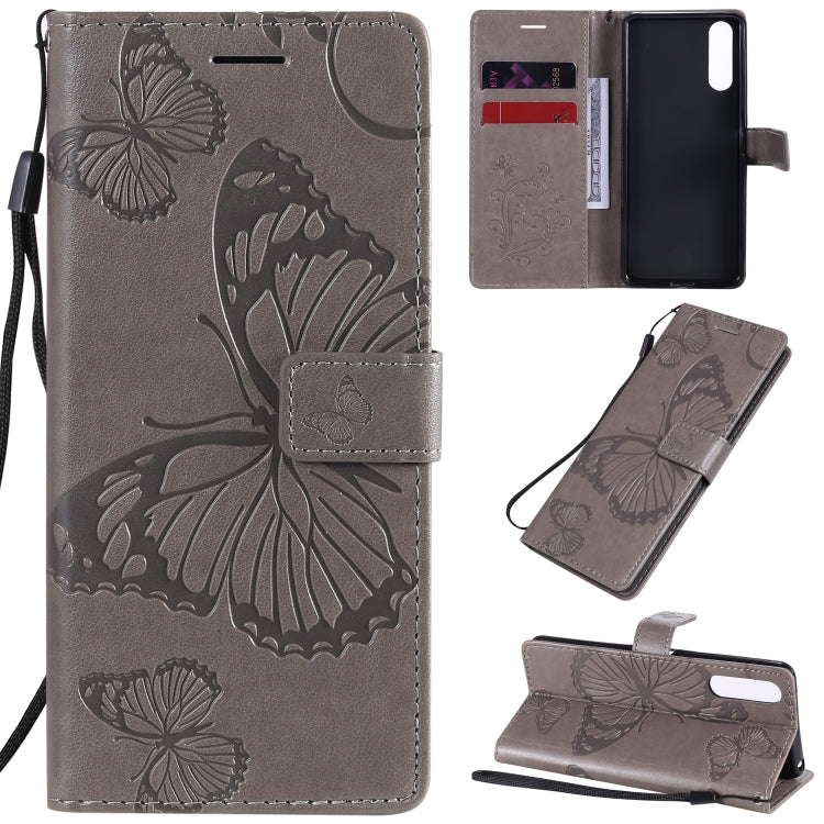 3D Butterflies Embossing Pattern Horizontal Flip Leather Case with Holder & Card Slot & Wallet, For Nokia 1.3, For Nokia 2.3, For Sony Xperia L4, For Sony Xperia 10 II