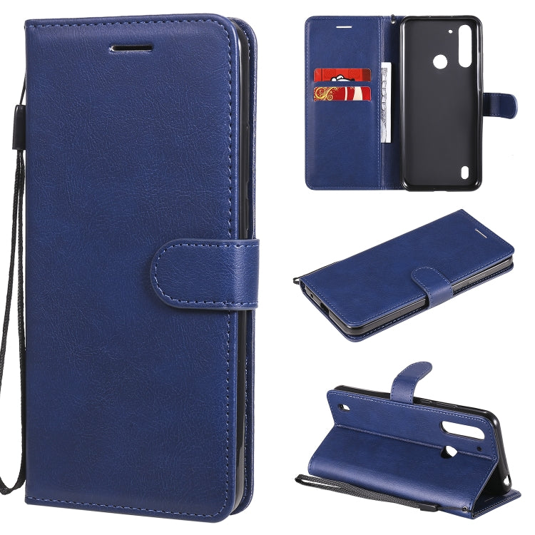 Solid Color Horizontal Flip Protective Leather Case with Holder & Card Slots & Wallet & Photo Frame & Lanyard, Series 5