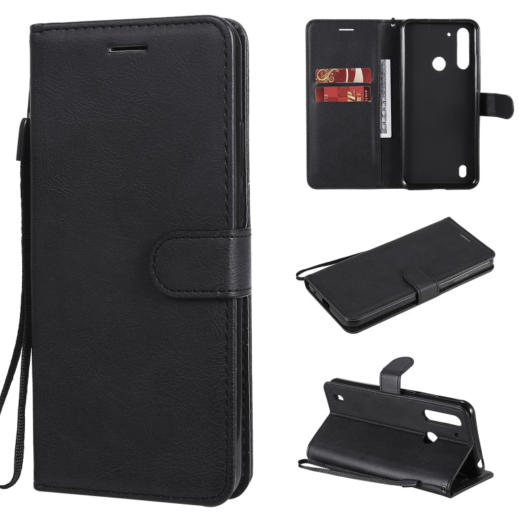 Solid Color Horizontal Flip Protective Leather Case with Holder & Card Slots & Wallet & Photo Frame & Lanyard, Series 5