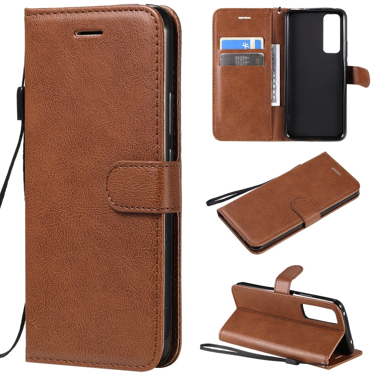 Solid Color Horizontal Flip Protective Leather Case with Holder & Card Slots & Wallet & Photo Frame & Lanyard, Series 5