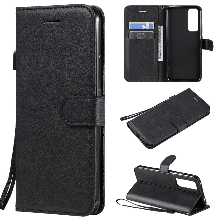 Solid Color Horizontal Flip Protective Leather Case with Holder & Card Slots & Wallet & Photo Frame & Lanyard, Series 5