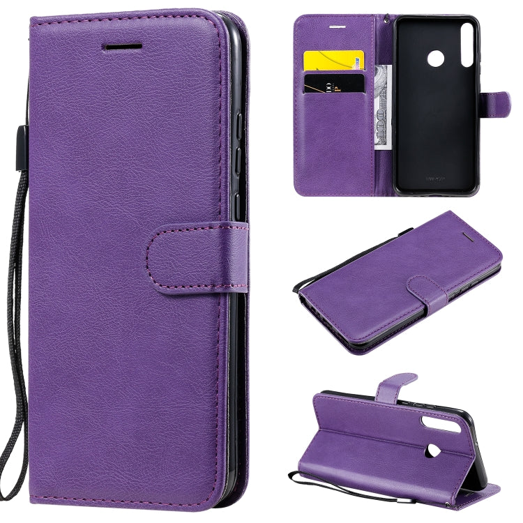 Solid Color Horizontal Flip Protective Leather Case with Holder & Card Slots & Wallet & Photo Frame & Lanyard, Series 5