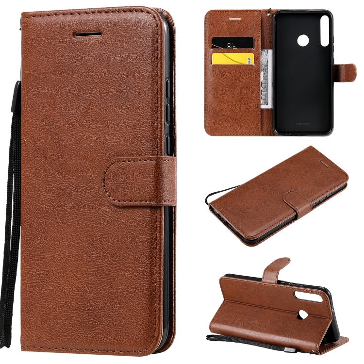 Solid Color Horizontal Flip Protective Leather Case with Holder & Card Slots & Wallet & Photo Frame & Lanyard, Series 5