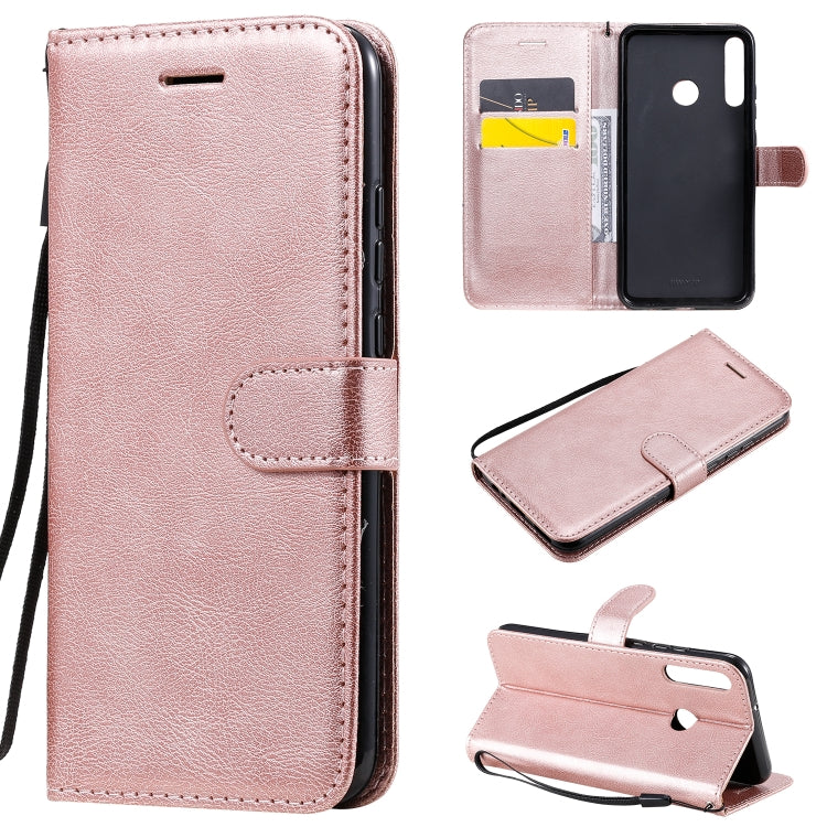 Solid Color Horizontal Flip Protective Leather Case with Holder & Card Slots & Wallet & Photo Frame & Lanyard, Series 5