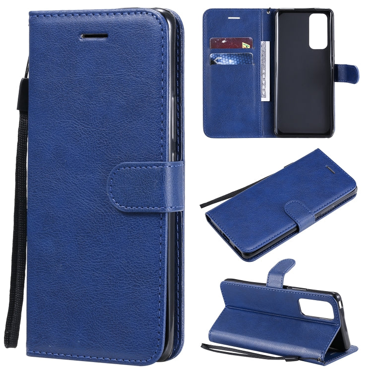 Solid Color Horizontal Flip Protective Leather Case with Holder & Card Slots & Wallet & Photo Frame & Lanyard, Series 5