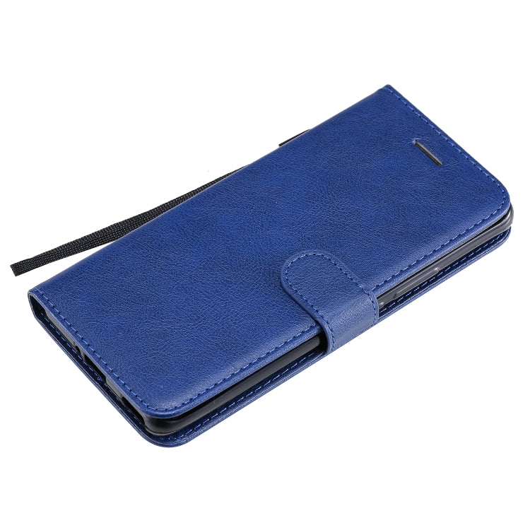 Solid Color Horizontal Flip Protective Leather Case with Holder & Card Slots & Wallet & Photo Frame & Lanyard, Series 5