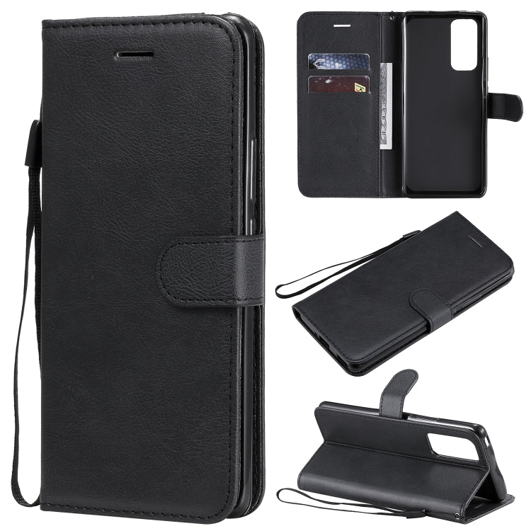 Solid Color Horizontal Flip Protective Leather Case with Holder & Card Slots & Wallet & Photo Frame & Lanyard, Series 5