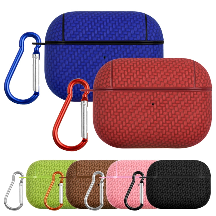 Woven Skin Texture PC TWS Earphone Protective Case, For AirPods Pro 2, For AirPods 3, For AirPods Pro, For AirPods 1 / 2