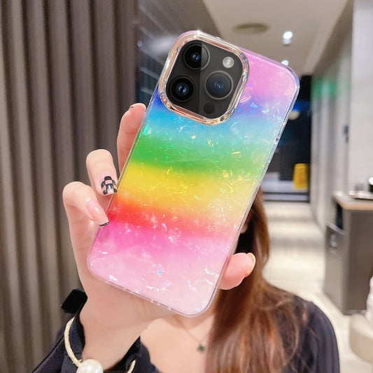 Colorful Crystal Shell Pattern PC + TPU Phone Case, For iPhone 15 Pro Max, For iPhone 15 Pro, For iPhone 15 Plus, For iPhone 15