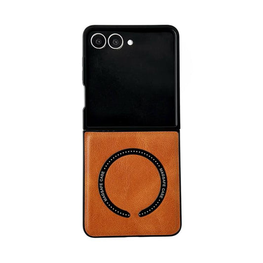 Crazy Horse Texture Magnetic Magsafe PU Phone Case