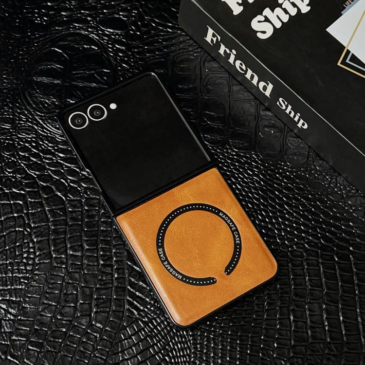 Crazy Horse Texture Magnetic Magsafe PU Phone Case