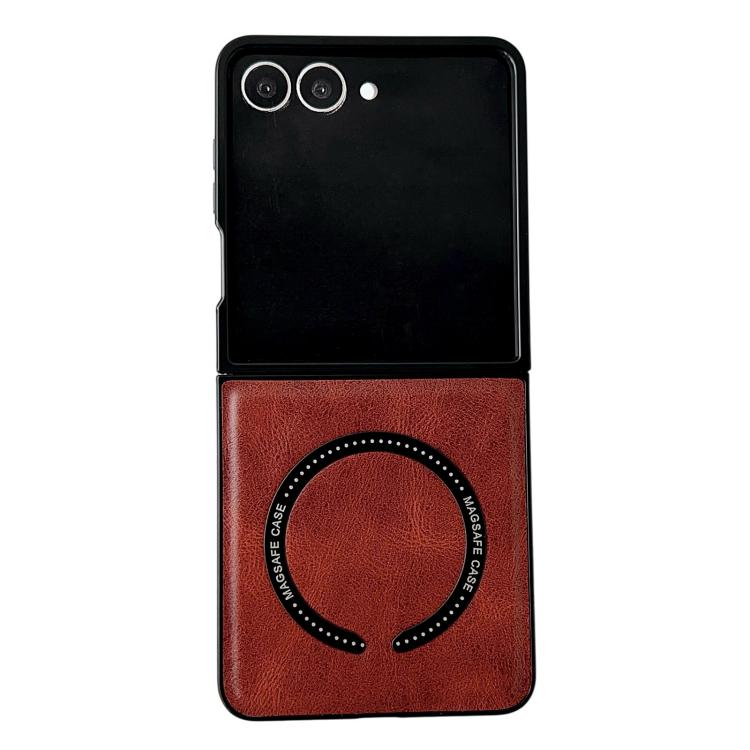 Crazy Horse Texture Magnetic Magsafe PU Phone Case