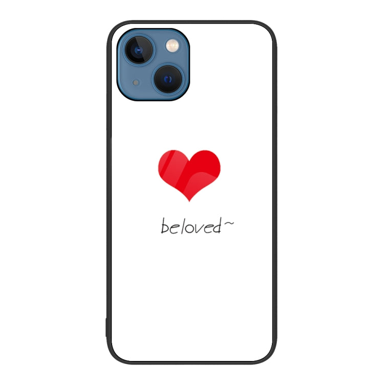 Colorful Painted Glass Phone Case, For iPhone 15 Plus