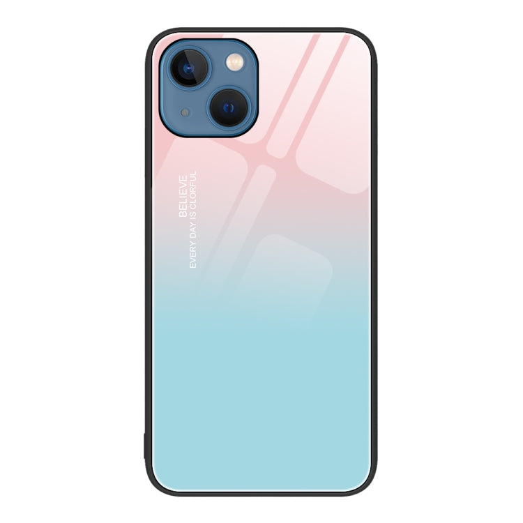 Colorful Painted Glass Phone Case, For iPhone 15 Plus