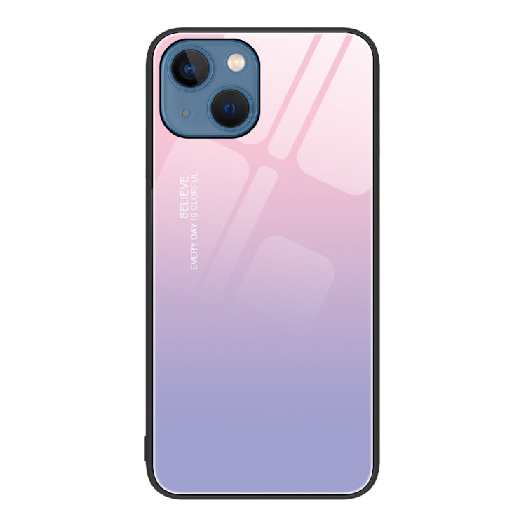 Colorful Painted Glass Phone Case, For iPhone 15 Plus