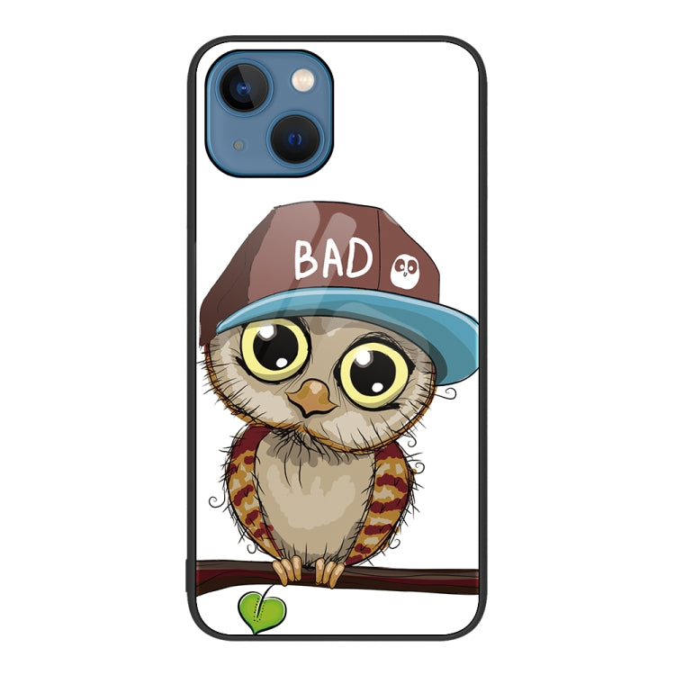 Colorful Painted Glass Phone Case, For iPhone 15 Plus