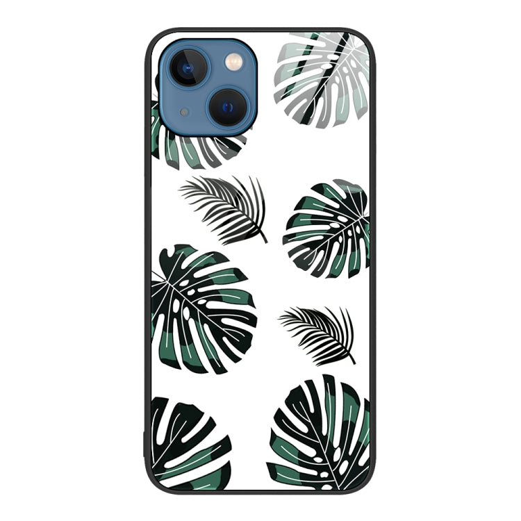 Colorful Painted Glass Phone Case, For iPhone 15 Plus, For iPhone 15