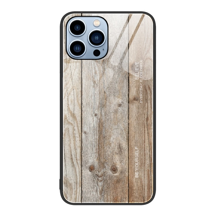 Wood Grain Glass Phone Case, For iPhone 15 Pro, For iPhone 15 Plus, For iPhone 15