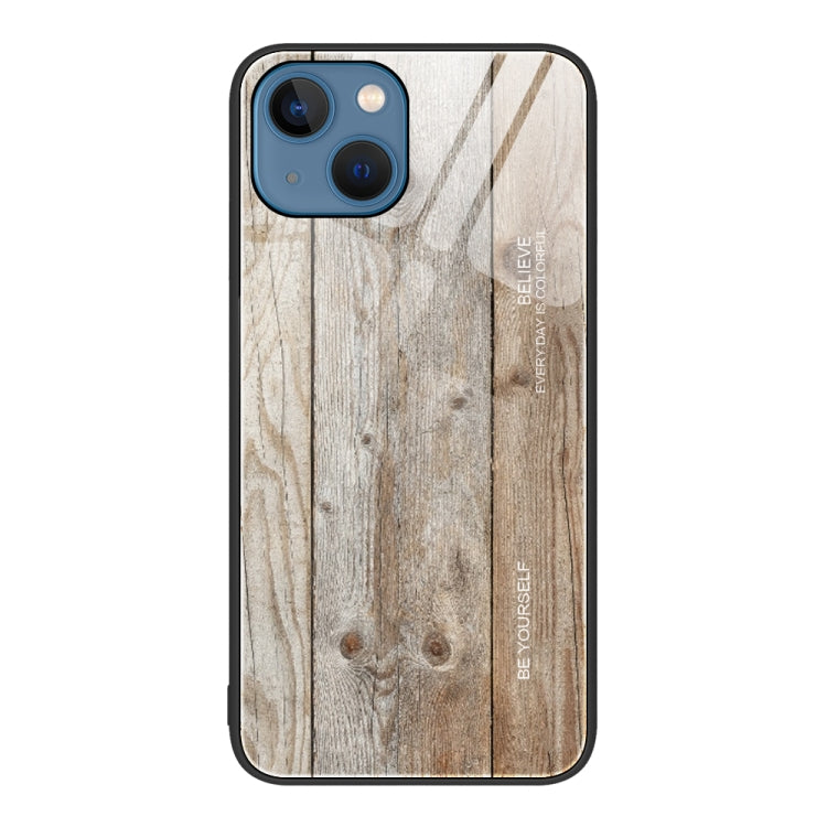 Wood Grain Glass Phone Case, For iPhone 15 Pro, For iPhone 15 Plus, For iPhone 15