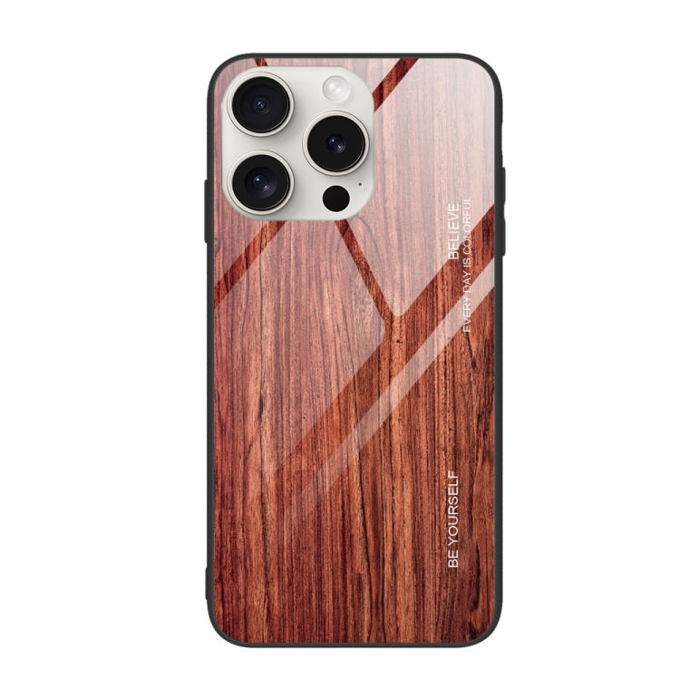 Wood Grain Glass Phone Case