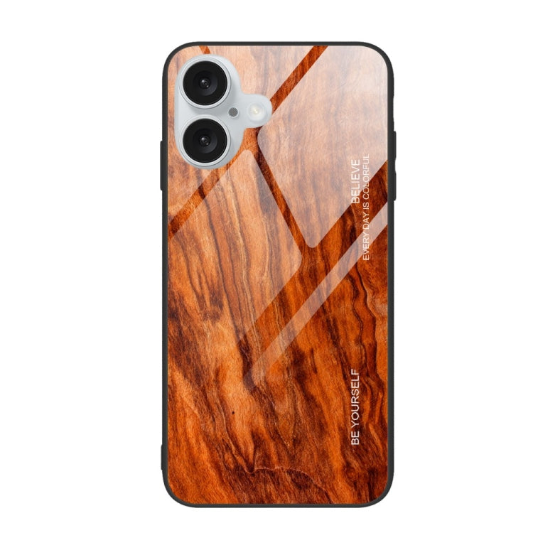Wood Grain Glass Phone Case