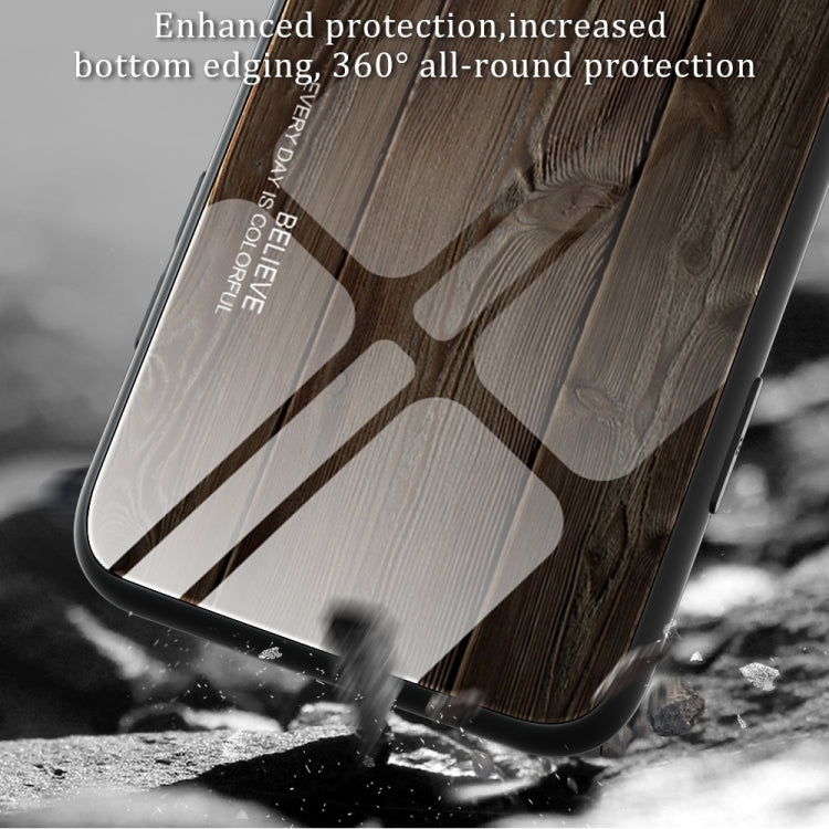 Wood Grain Glass Phone Case, For iPhone 15 Pro, For iPhone 15 Plus, For iPhone 15