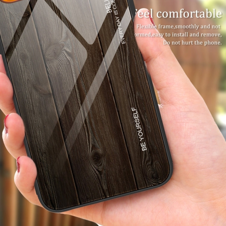 Wood Grain Glass Phone Case, For iPhone 15 Pro, For iPhone 15 Plus, For iPhone 15