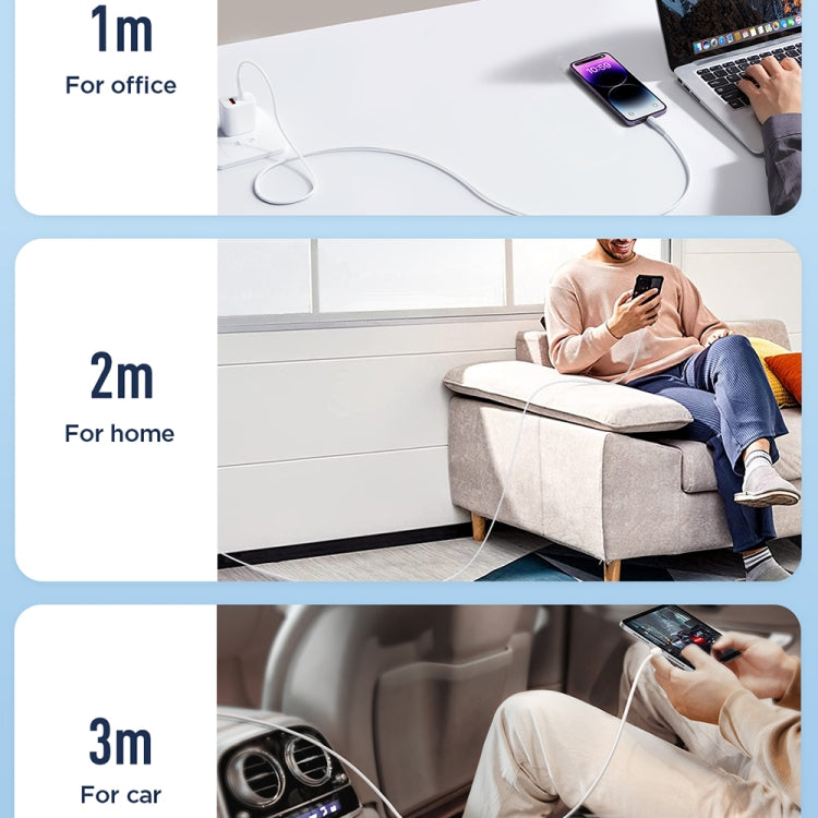 JOYROOM SA26-CL3 Flash Charge Series 30W USB-C / Type-C to 8 Pin Fast Charging Data Cable, 1m, 2m, 3m