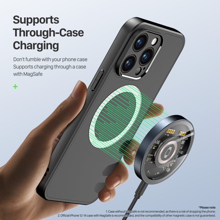 DUZZONA W13 15W 3 in 1 Transparent MagSafe Magnetic Suction Wireless Charger, W13