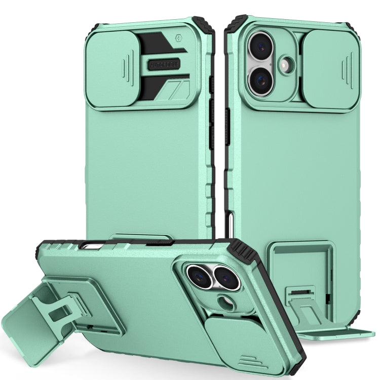 Stereoscopic Holder Sliding Camshield Phone Case, For iPhone 16 Pro Max, For iPhone 16 Pro, For iPhone 16 Plus, For iPhone 16