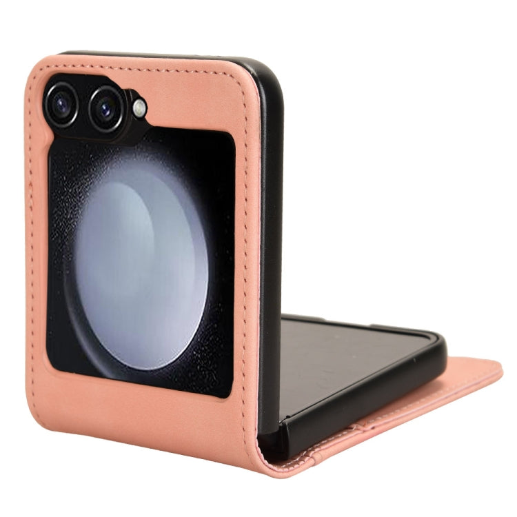 Skin-feeling Half-split External Card Slot Folding Phone Case