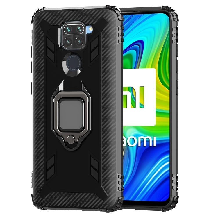 Carbon Fiber Protective Case with 360 Degree Rotating Ring Holder, For LG K51 / Q51, For LG Stylo 6, For Motorola Moto G Stylus, For Google Pixel 4a, For Xiaomi Redmi 10X / Note 9, For Xiaomi Redmi 9, For Huawei nova 5i Pro / Mate 30 Lite / nova 5z