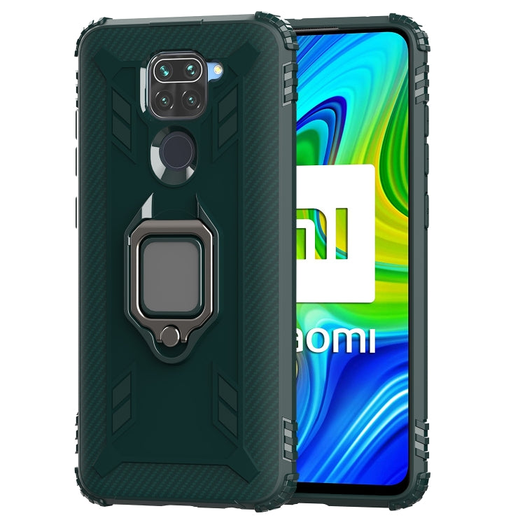 Carbon Fiber Protective Case with 360 Degree Rotating Ring Holder, For LG K51 / Q51, For LG Stylo 6, For Motorola Moto G Stylus, For Google Pixel 4a, For Xiaomi Redmi 10X / Note 9, For Xiaomi Redmi 9, For Huawei nova 5i Pro / Mate 30 Lite / nova 5z