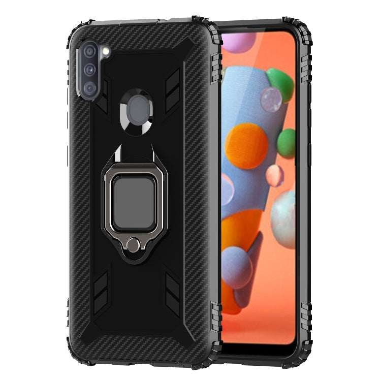 Carbon Fiber Protective Case with 360 Degree Rotating Ring Holder, For LG K51 / Q51, For LG Stylo 6, For Motorola Moto G Stylus, For Google Pixel 4a, For Xiaomi Redmi 10X / Note 9, For Xiaomi Redmi 9, For Huawei nova 5i Pro / Mate 30 Lite / nova 5z