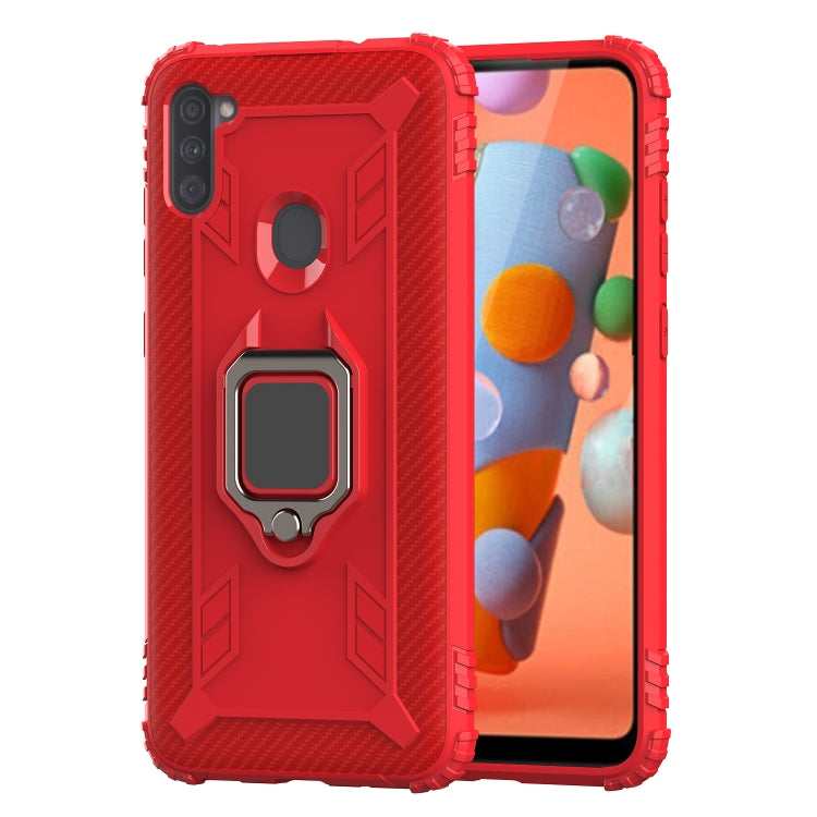 Carbon Fiber Protective Case with 360 Degree Rotating Ring Holder, For LG K51 / Q51, For LG Stylo 6, For Motorola Moto G Stylus, For Google Pixel 4a, For Xiaomi Redmi 10X / Note 9, For Xiaomi Redmi 9, For Huawei nova 5i Pro / Mate 30 Lite / nova 5z