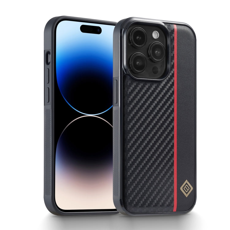 LC.IMEEKE 3 in 1 Carbon Fiber Texture Shockproof Phone Case, For iPhone 16 Pro Max, For iPhone 16 Pro, For iPhone 16 Plus, For iPhone 16, For iPhone 14 Plus, For iPhone 14, For iPhone 14 Pro, For iPhone 7 / 8 / SE 2020 2022, For iPhone 13 Pro