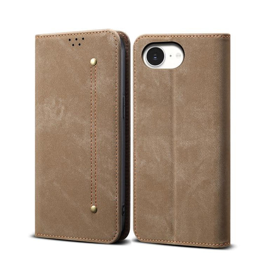 Denim Texture Casual Style Horizontal Flip Leather Case, For iPhone 16e, For iPhone 16 Pro Max, For iPhone 16 Pro, For iPhone 16 Plus, For iPhone 16, For iPhone 15 Pro Max