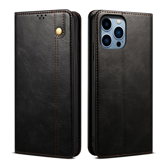 Oil Wax Crazy Horse Texture Leather Phone Case, For iPhone 16 Pro Max, For iPhone 16 Pro, For iPhone 16 Plus, For iPhone 16, For iPhone 15 Pro Max, For iPhone 15 Pro, For iPhone 15 Plus, For iPhone 15